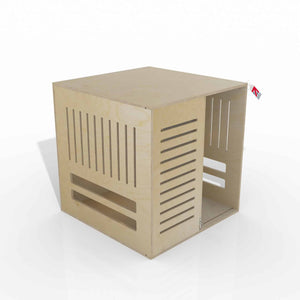 Modern Dog Crate With Unique Sliding Door | Ideal for Small-Medium Dogs