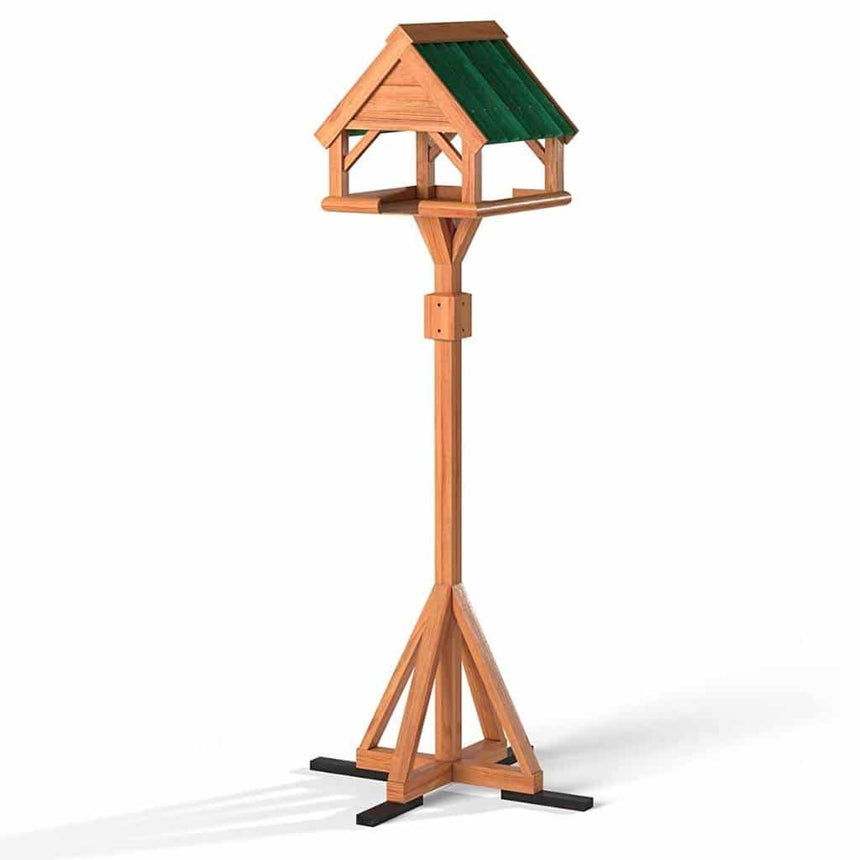 Bullough Wild Bird Table | Elegant Log Lap Design | Twist-out Feet For Improved Stability - Home & Roost