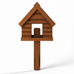 Fordwich Green Wall Mounted Bird Table | Log Lap Design | Delivered In Two Parts