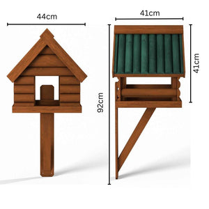 Fordwich Green Wall Mounted Bird Table - Log Lap Design