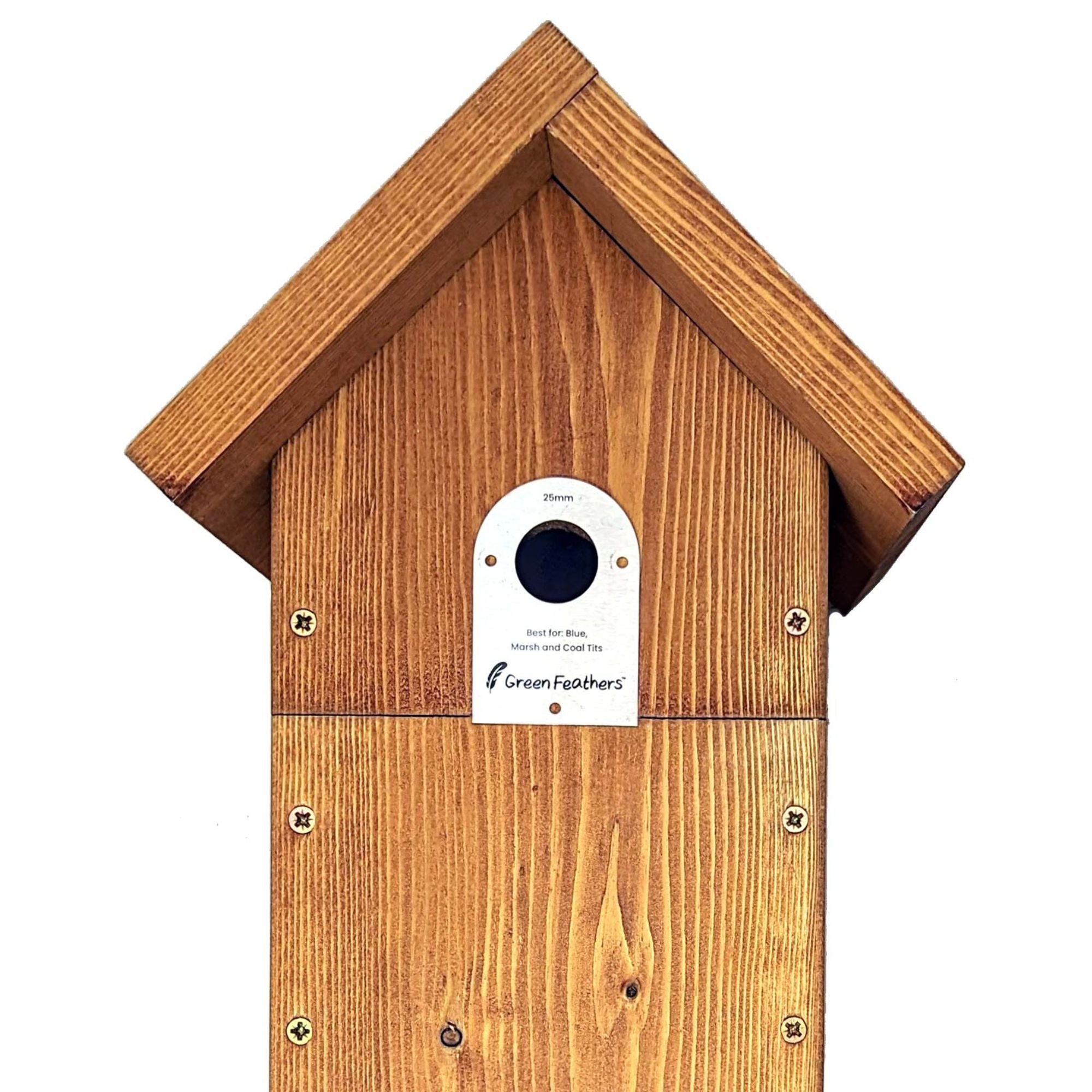 Green Feathers Bird Box Stainless Steel Cover Plates