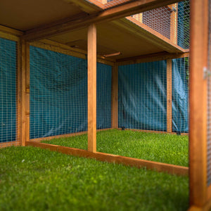 5ft guinea pig hutch cover kendal hutch and run under protection from wind and rain