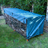 guinea pig hutch cover 4ft single chartwell front panel rolled down help with velcro straps