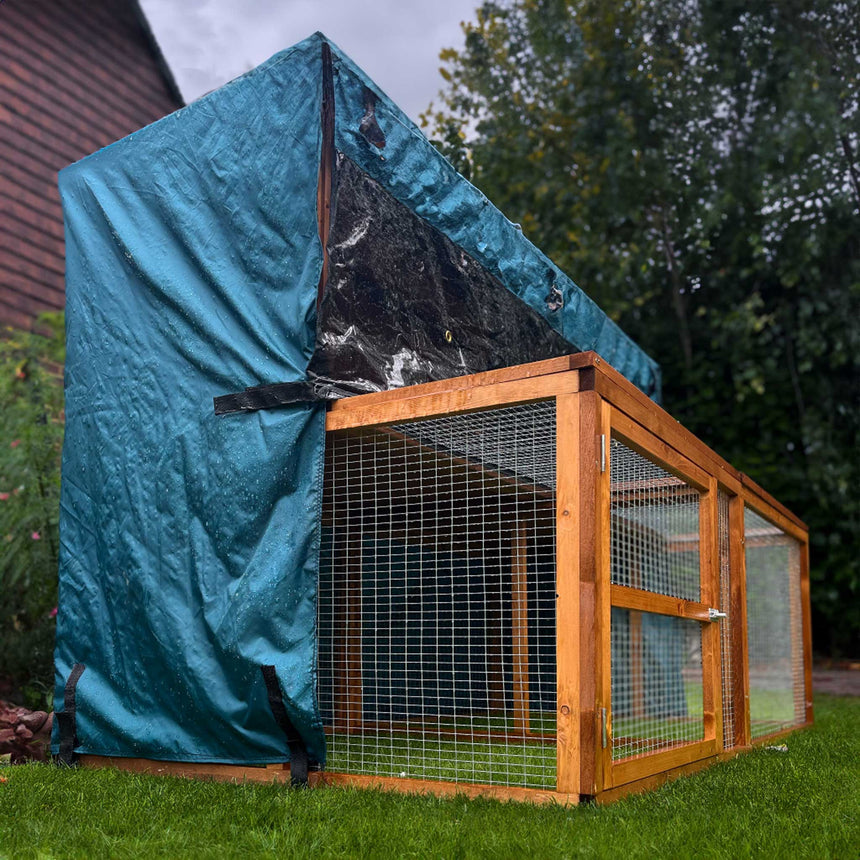 4ft Kendal Guinea Pig Hutch and Run Cover - Protects Hutch From Weather