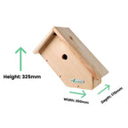 Handmade Wooden Side View Bird Box