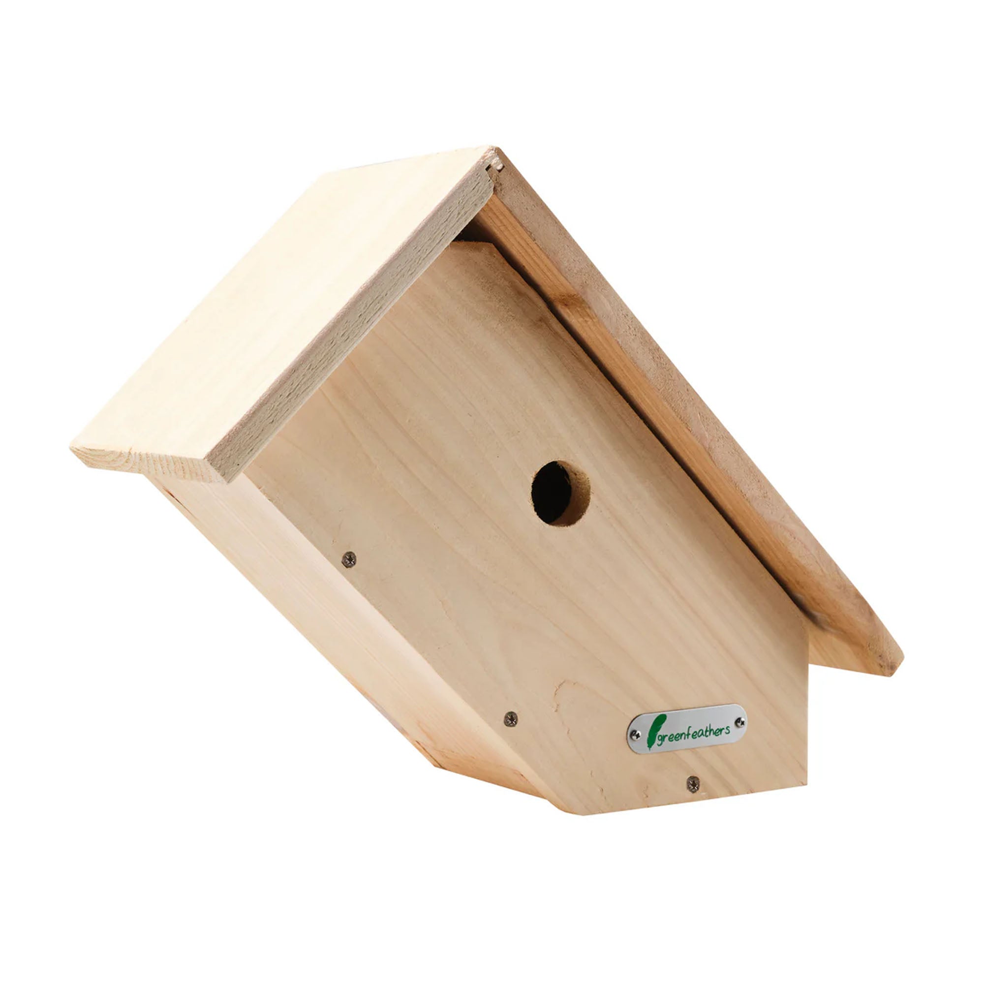 Handmade Wooden Side View Bird Box