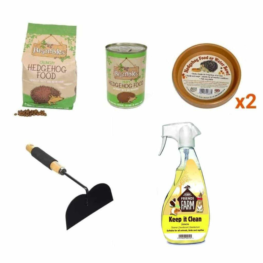 Hedgehog Feeding Station Starter Kit | 7 Items Included | The Perfect Set Up for Beginners - Home & Roost