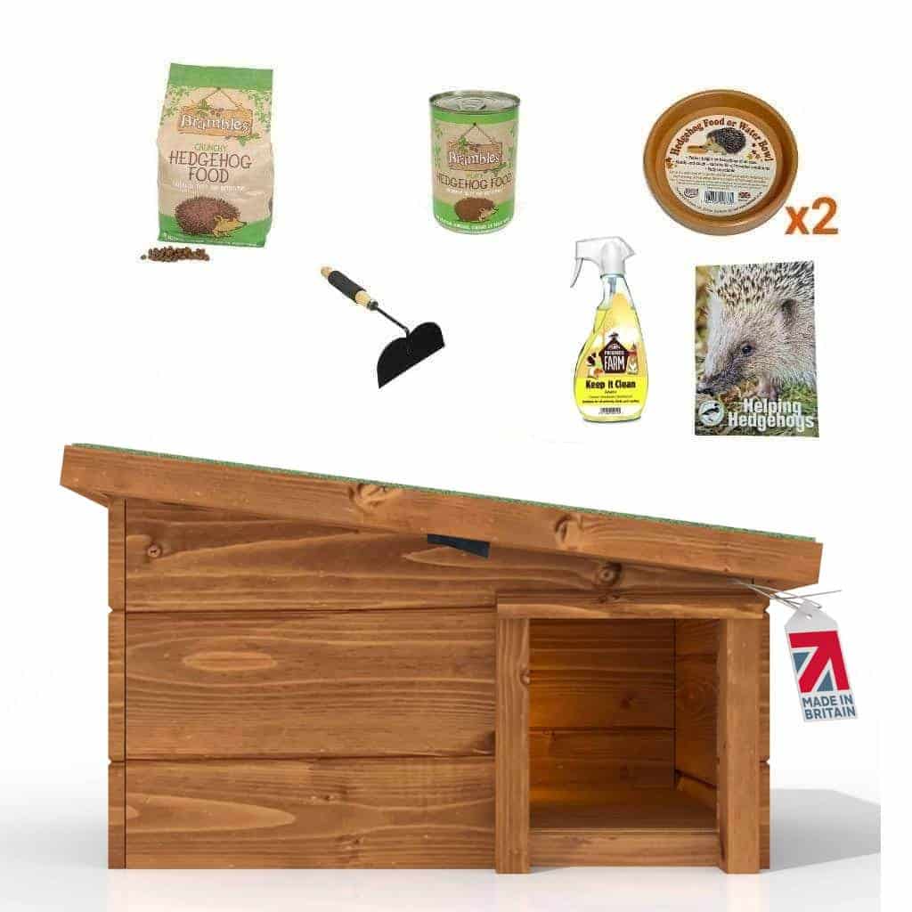 Hedgehog feeding station starter kit