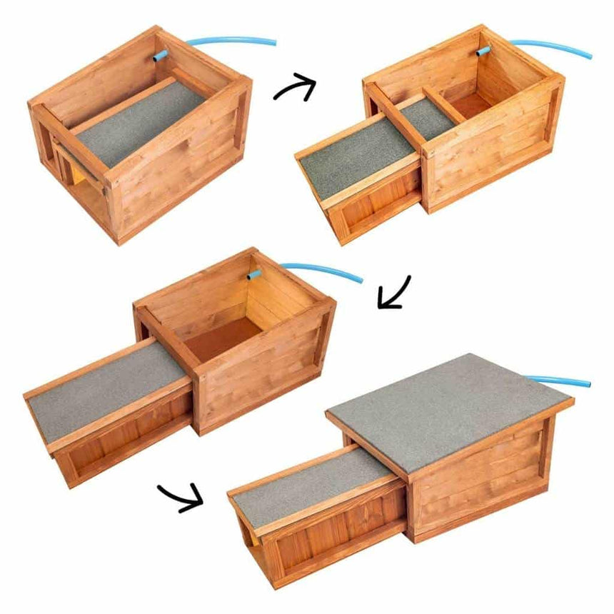 Hedgehog Hibernation House Starter Kit | The Perfect Cosy Retreat For Hibernating Hogs - Home & Roost