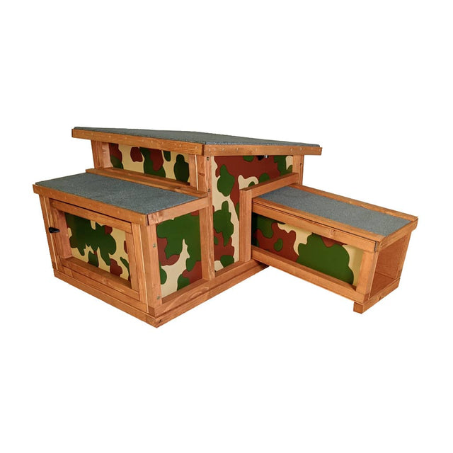 Camouflage Hedgehog House | Perfect For Hibernation Or As A Feeding Station - Home & Roost