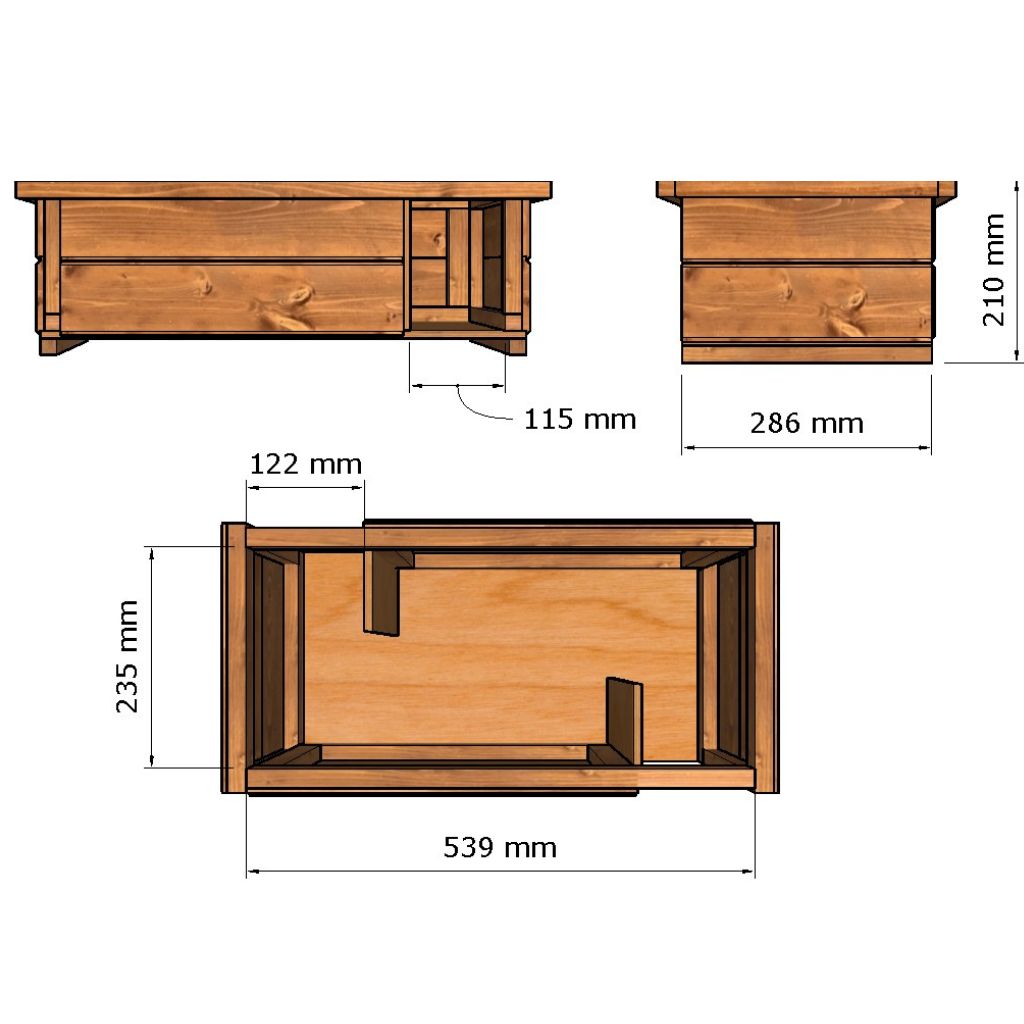 Stirling Hedgehog House and Feeding Station