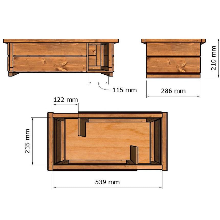 Stirling Hedgehog House and Feeding Station