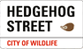 Badge for Hedgehog Street city of wildlife