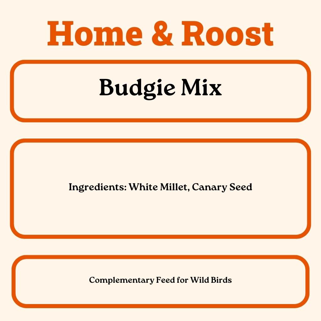 Home & Roost Budgie Mix 2kg - 20kg | Tailored Nutrition for Happy Budgies