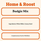 Home & Roost Budgie Mix 2kg - 20kg | Tailored Nutrition for Happy Budgies
