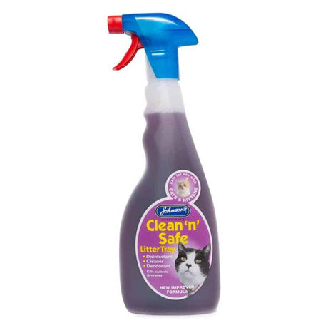 Johnson's Clean 'n' Safe Pet Friendly Disinfectant for Litter Trays 500ml