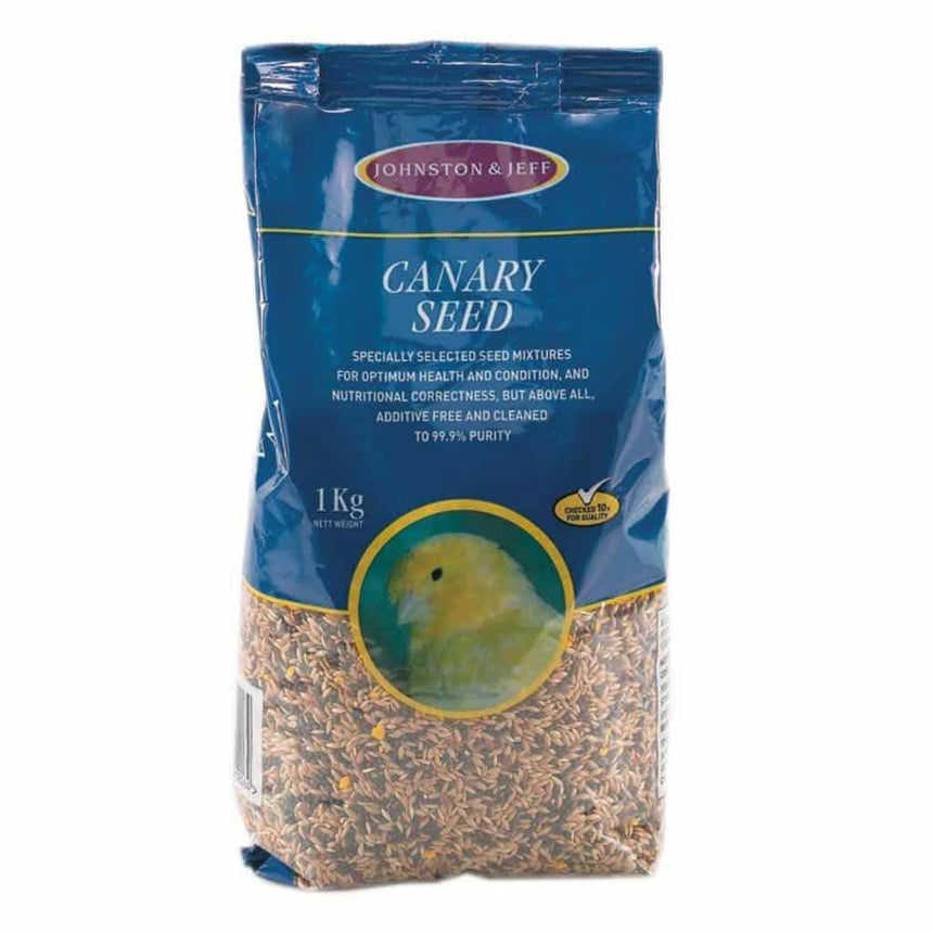 Johnston & Jeff Canary Seed 1kg | Seed Mix For Your Yellow Friends