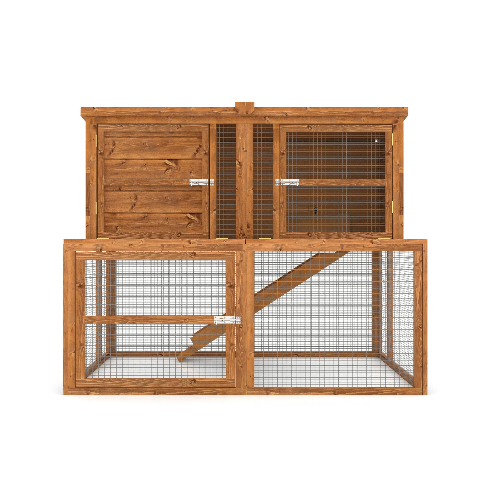 5ft Kendal Luxury Rabbit Hutch and Run Combo Home Roost