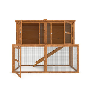 5ft Kendal Luxury Rabbit Hutch and Run Combo - Home & Roost