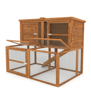 5ft Kendal Luxury Rabbit Hutch and Run Combo - Home & Roost