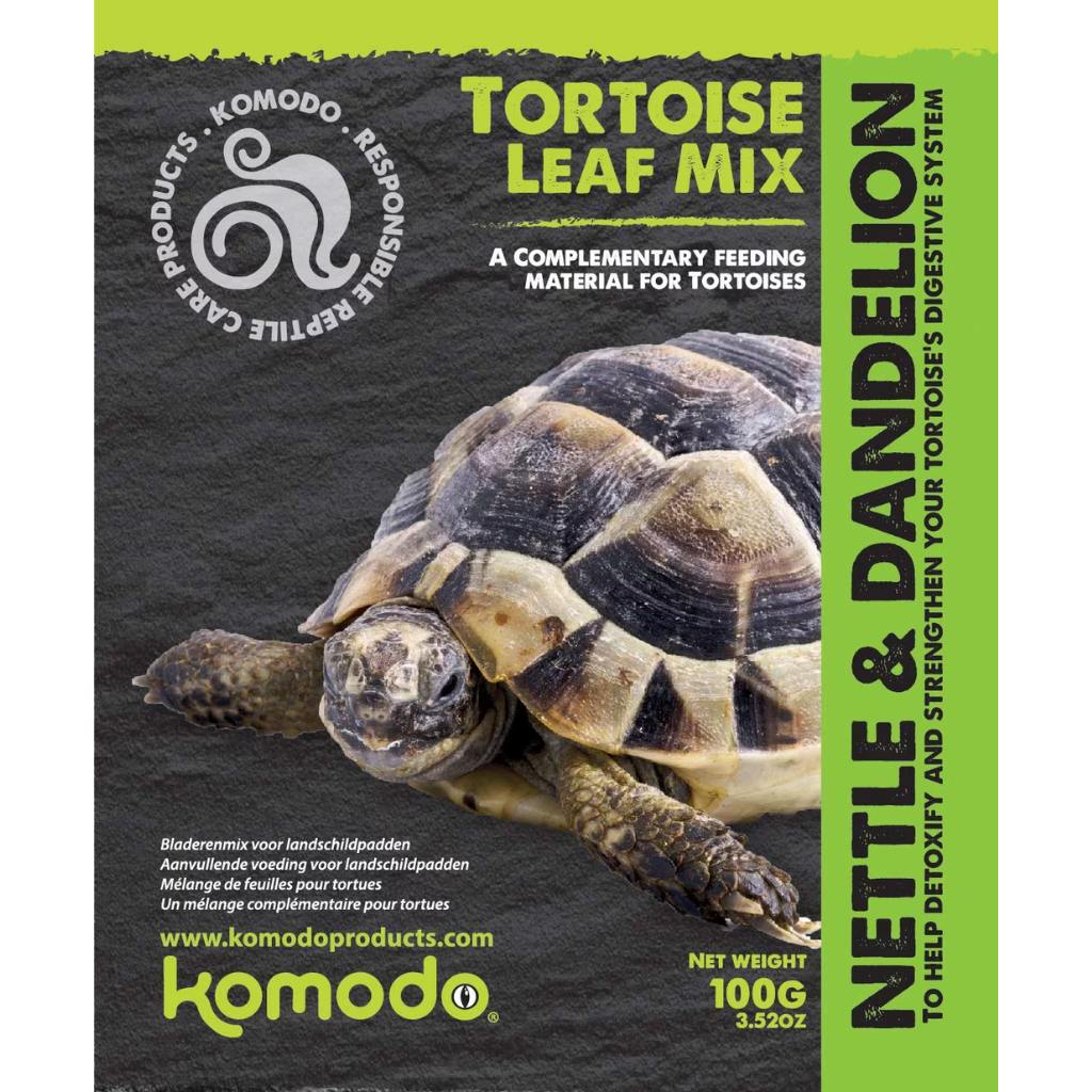 Komodo Tortoise Leaf Mix 100g | Nettle and Dandelion