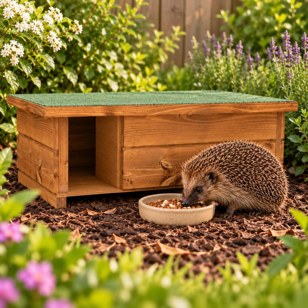 Stirling Hedgehog House and Feeding Station
