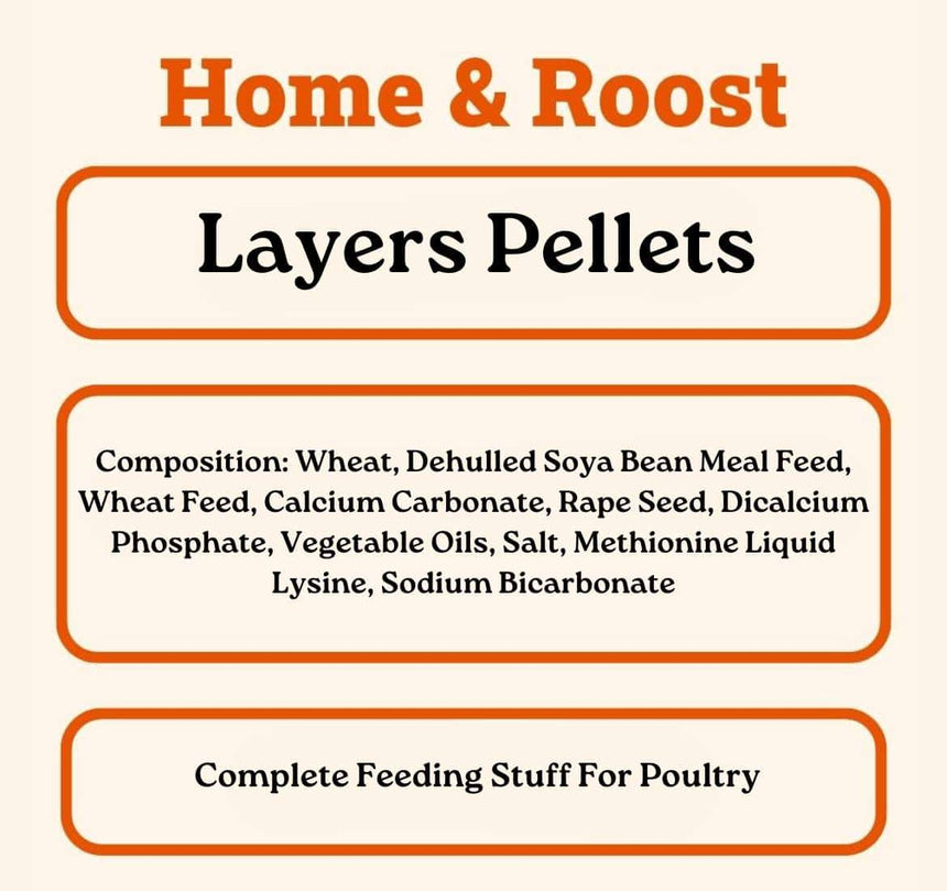 Home & Roost Layers Pellets - Elevate Your Flock's Eggcellent Potential