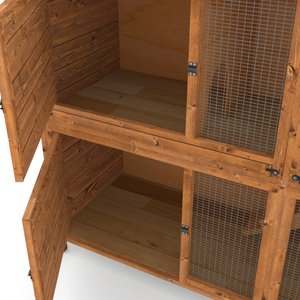 Protect your hutch with our custom fitted Linoleum hutch flooring protector