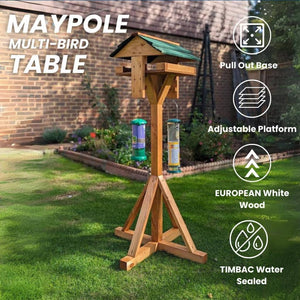 Maypole Garden Bird Table - Home & Roost