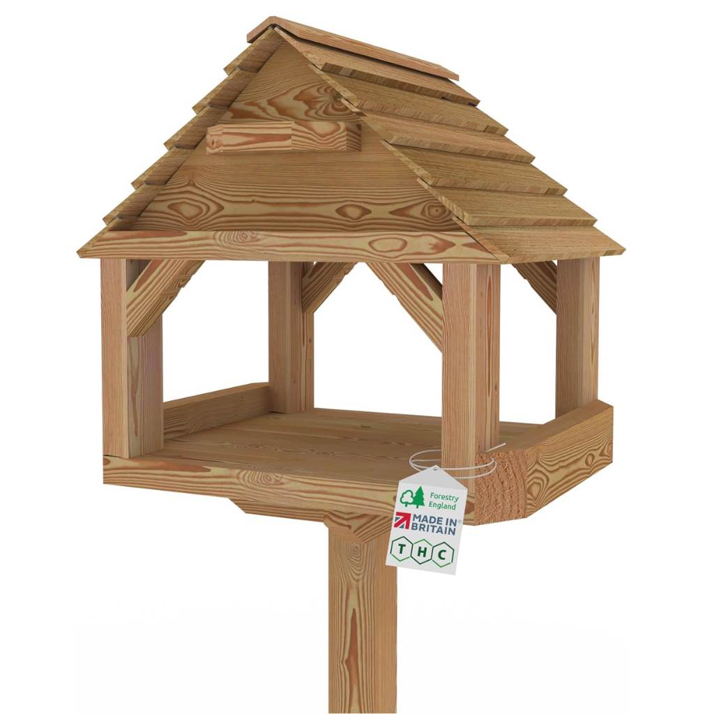 Oxford Larch Wild Bird Table | Durable And Resilient Against British Weather | Introductory Offer