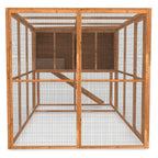 Oxford Retreat Rabbit Hutch & Run – 12ft x 6ft Walk-In Enclosure