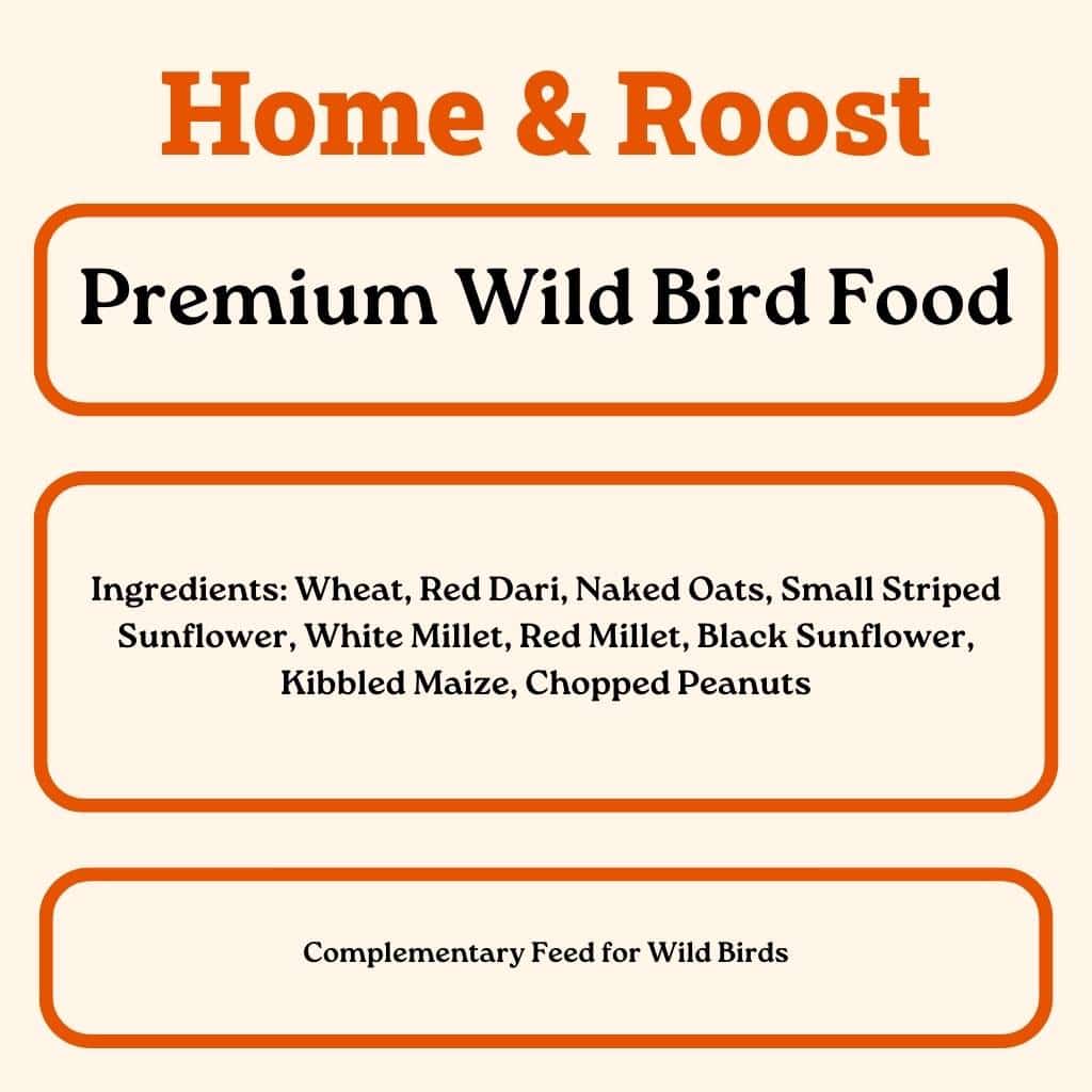 Home & Roost Premium Bird Seed - Original Premium Blend for Vibrant Feathers and Healthy Birds