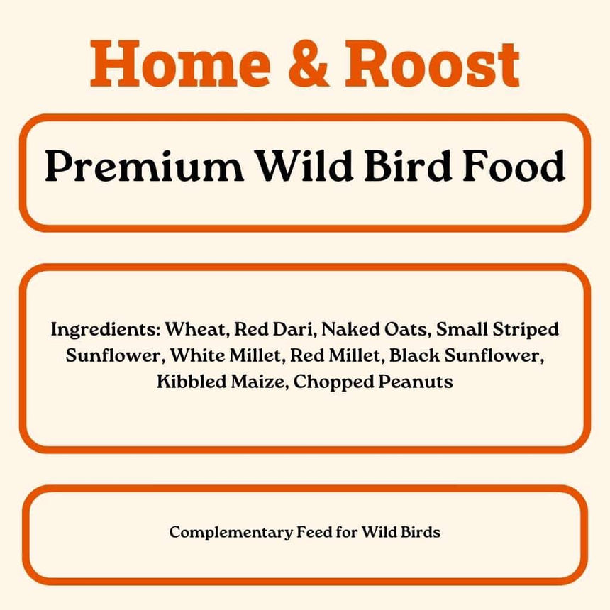Home & Roost Premium Bird Seed - Original Premium Blend for Vibrant Feathers and Healthy Birds
