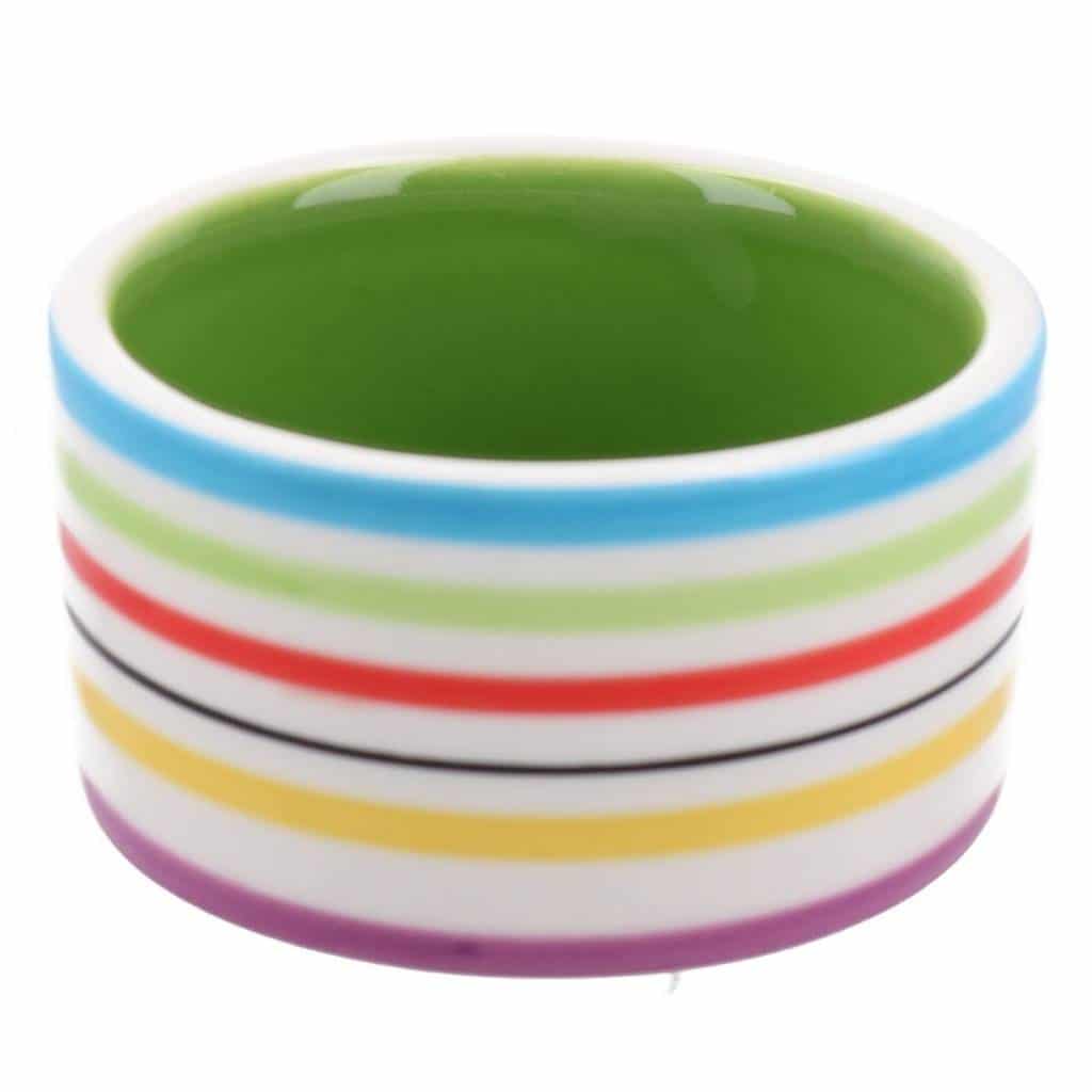 Rainbow Bowl 3" | Brighten Up Your Pet's Home With This Fun and Colourful Design - Home & Roost