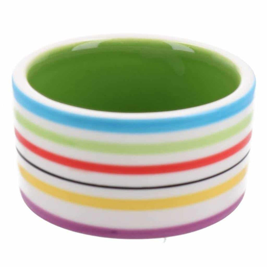 Rainbow Bowl 3" | Brighten Up Your Pet's Home With This Fun and Colourful Design - Home & Roost