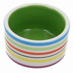 Rainbow Bowl 3" | Brighten Up Your Pet's Home With This Fun and Colourful Design - Home & Roost