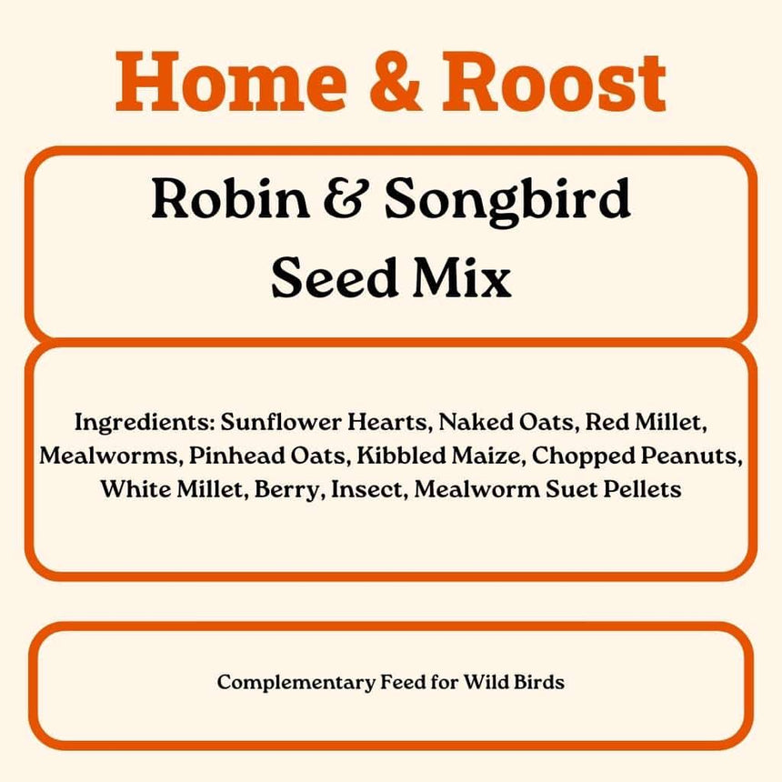 Robin and Song Bird Seed Mix - For A Harmonious Sanctuary In Your Garden