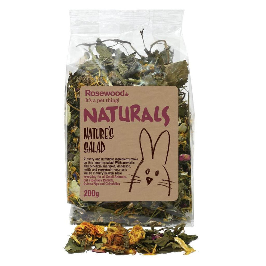 Rosewood Nature's Salad 200g | Rabbit Herbs