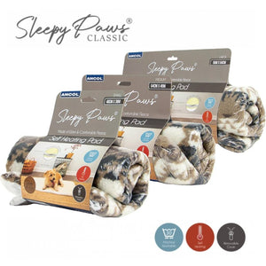 Sleepy Paws Self-Heating Pet Pad For Cats & Dogs | Aztec