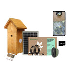 Solar Powered WiFi Bird Box HD Camera Complete Pack
