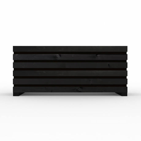 Black Sussex Planter Outdoor Wooden Raised Bed