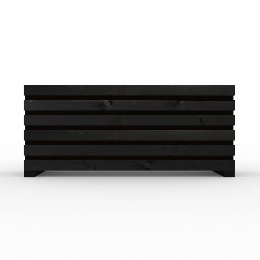 Black Sussex Planter Outdoor Wooden Raised Bed