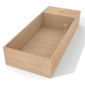 Tortoise Table | Includes Hide Section with Removable Lid | Available in 4 Sizes