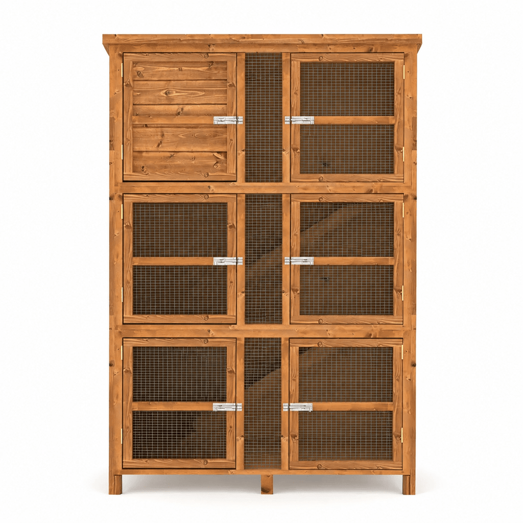 4ft Chartwell Triple Rabbit Hutch