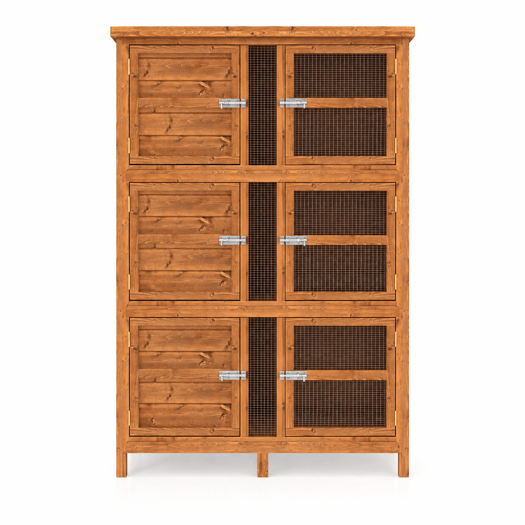 4ft Chartwell Three Tier Luxury Rabbit Hutch