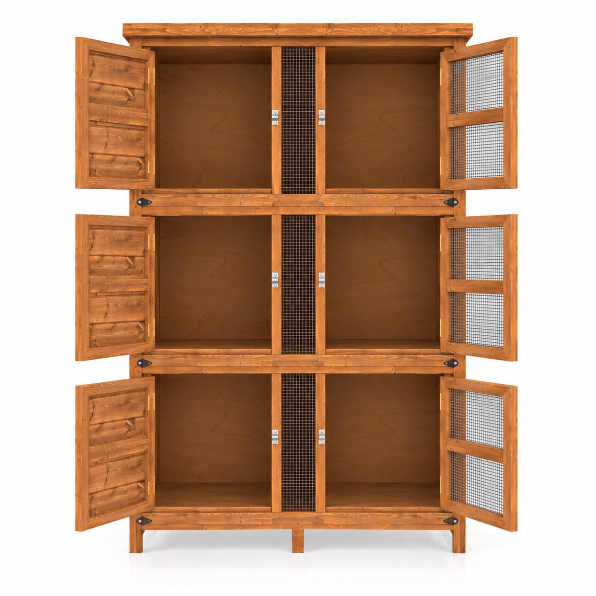 4ft Chartwell Three Tier Luxury Rabbit Hutch