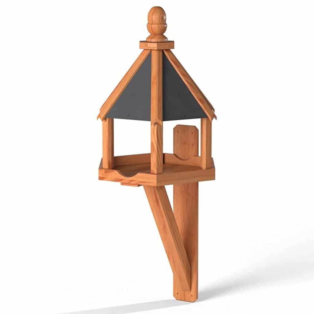 Ballycastle Wall Mounted Bird Table | Designed to Fit Perfectly onto Garden Walls and Fences - Home & Roost