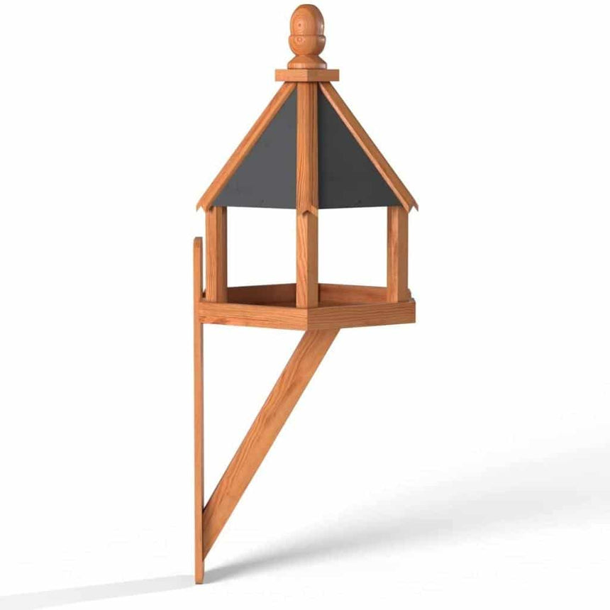 Ballycastle Wall Mounted Bird Table | Designed to Fit Perfectly onto Garden Walls and Fences - Home & Roost