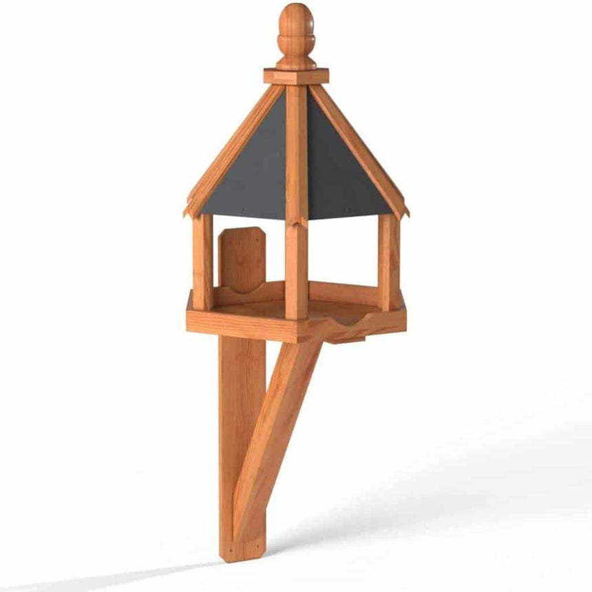 Ballycastle Wall Mounted Bird Table | Designed to Fit Perfectly onto Garden Walls and Fences - Home & Roost