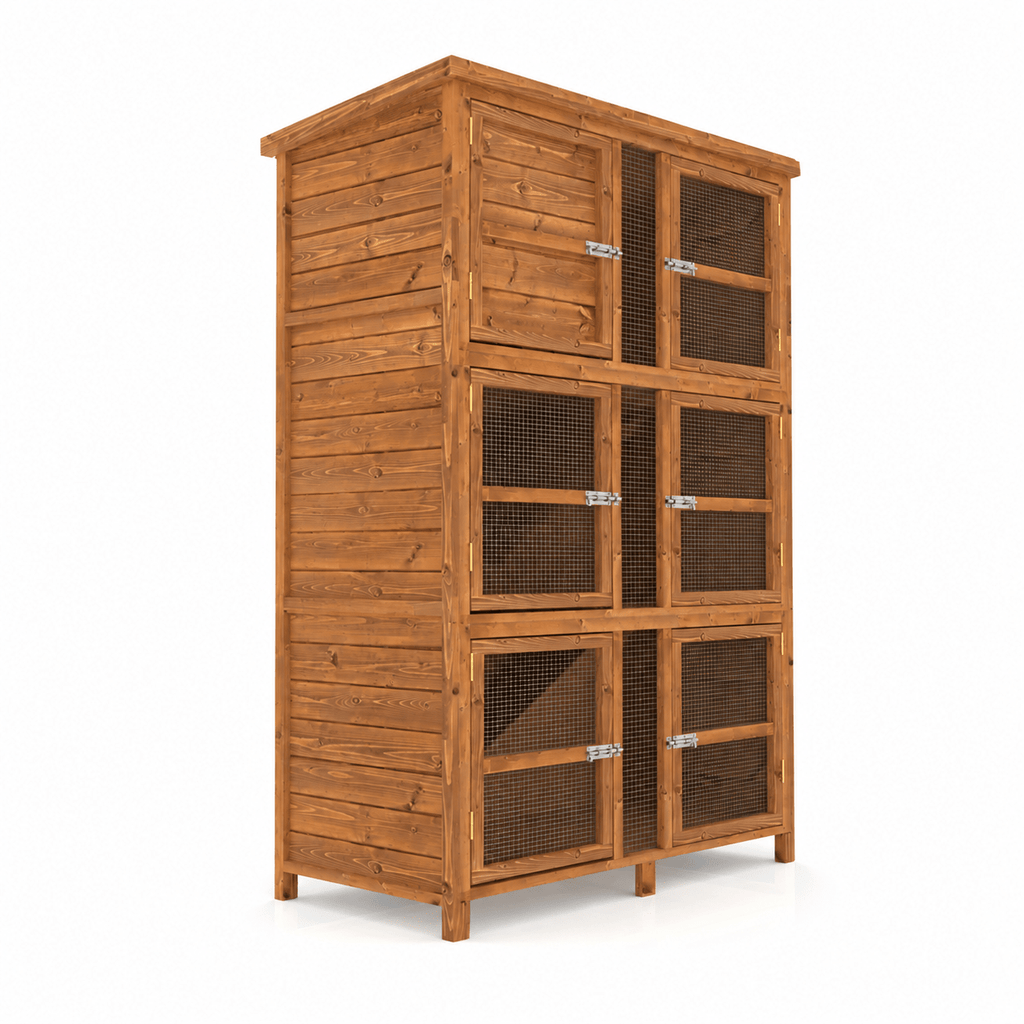 4ft Chartwell Triple Rabbit Hutch